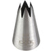 NY Cake 1M stainless steel open star piping tip for cupcake swirls, buttercream rosettes, cake decorating, shell borders, and frosting designs.