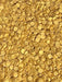 Pearlized gold sequin sprinkles for decorating cakes, cupcakes, cookies, and desserts
