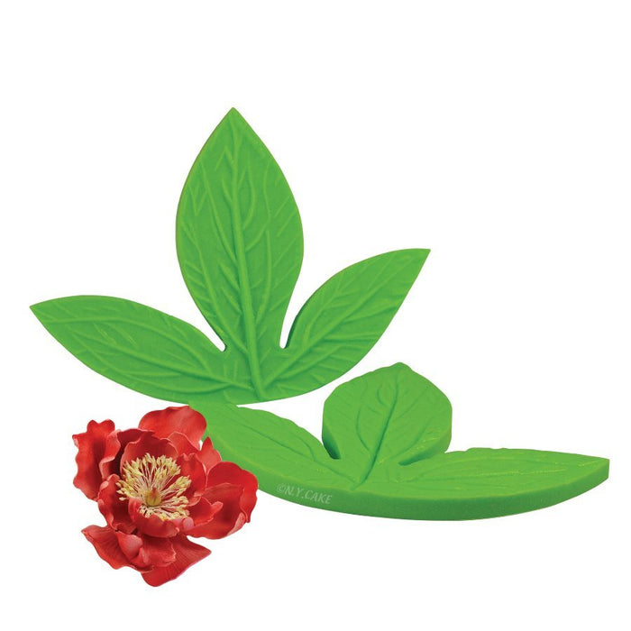 Peony Leaf Veiner set of 2 by James Rosselle for gum paste and fondant sugar flower decorating