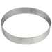 Perforated stainless steel round tart rings for professional pastry baking, tart shells, tartlets, mousse desserts, and bakery applications by NY Cake®