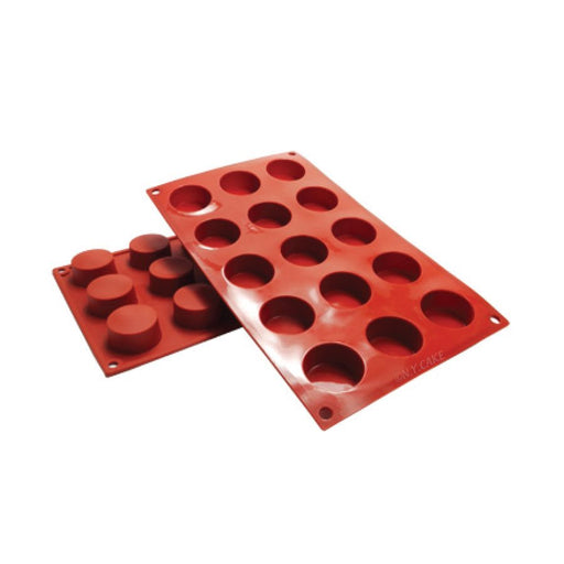 NY Cake Petit Four silicone baking and freezing mold with 24 one-ounce cavities for mini cakes, mousse, chocolates and desserts