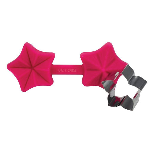 Petunia fondant cutter and silicone veiner set for creating realistic sugar flowers, gum paste decorations, fondant cake accents, and floral cake designs.