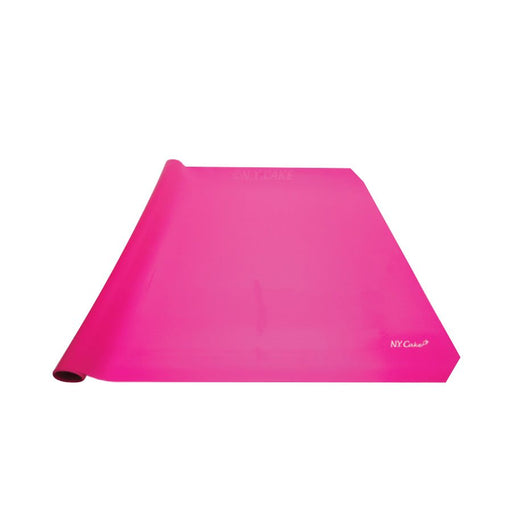 Pink silicone fondant rolling mat 36 x 24 inch non stick baking and work surface