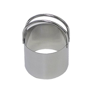 2 inch plain round stainless steel cookie cutter for cookies, biscuits, fondant, pastries and dough cutting