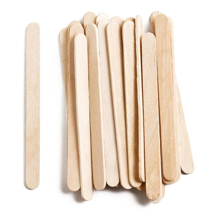 Pack of 50 natural 4½ inch wooden popsicle sticks for cakesicles, cake pops, ice pops and dessert making