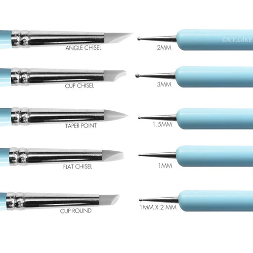 NY Cake precision ball tool set of 5 for fondant Gum Paste and cake decorating