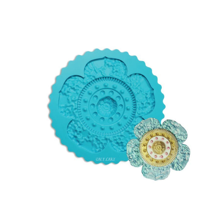 Primrose flower silicone mold by Colette Peters for fondant, gum paste and cake decorating