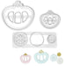 Princess Carriage Cutter Set by FMM for fondant, gum paste, princess cakes, cupcakes and cookie decorating