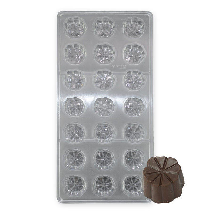 Prism chocolate mold polycarbonate 21 cavity