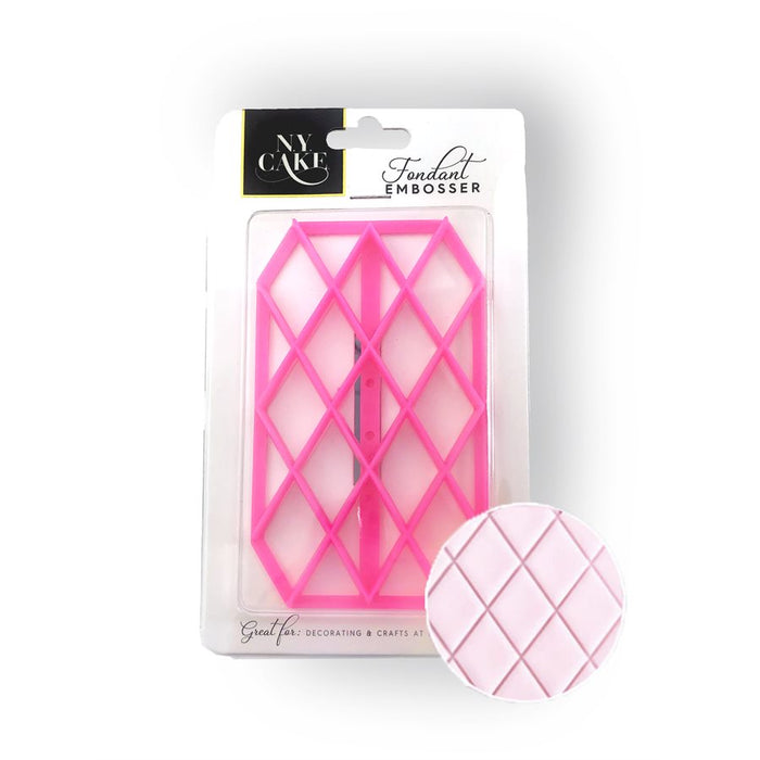 quilted embosser fondant cookie decorating tool
