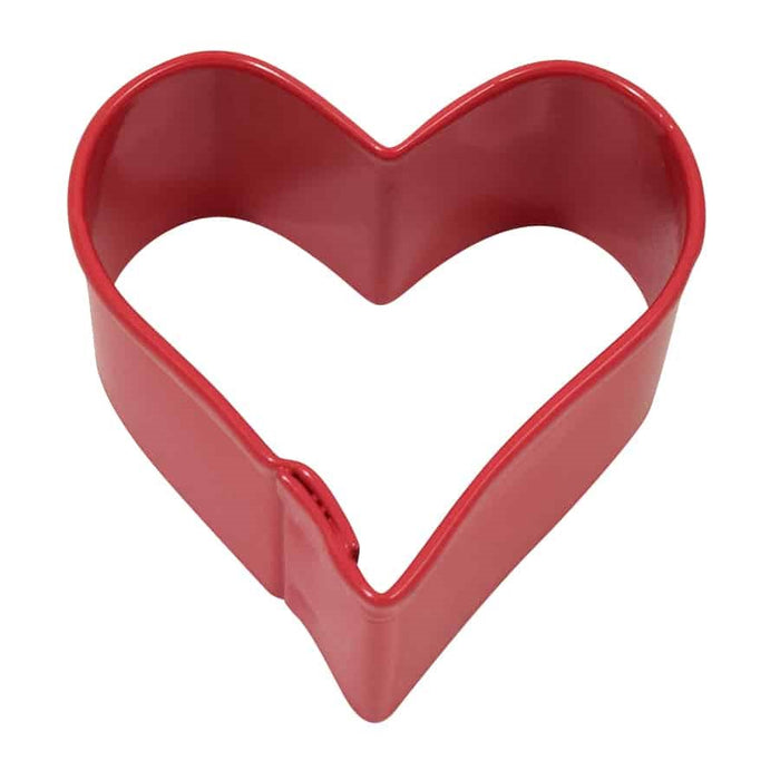 Red Mini Heart Cookie Cutter 1 1/2 Inch - NY Cake | Cake Decorating & Baking Supplies