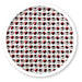 Red Hearts & Silver Dots Rhinestone Cake Bling 10 Yards - NY Cake | Cake Decorating & Baking Supplies