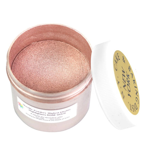 New Rose Gold Highlighter 8 Ounces - NY Cake | Cake Decorating & Baking Supplies