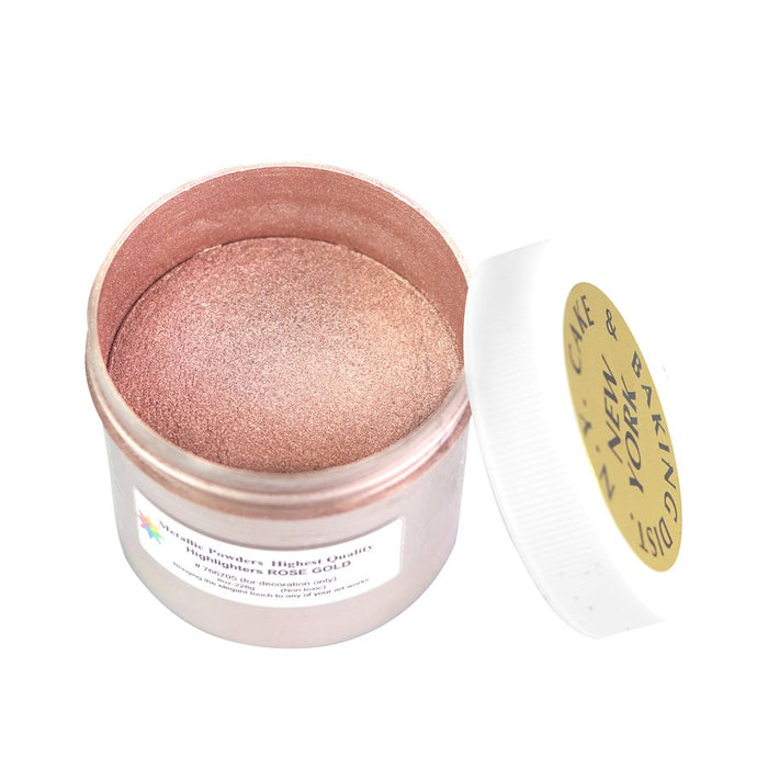 New Rose Gold Highlighter 2 Ounces - NY Cake | Cake Decorating & Baking Supplies