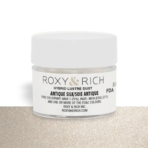 Antique Silk Edible Luster Dust By Roxy Rich 2.5 gram - NY Cake | Cake Decorating & Baking Supplies