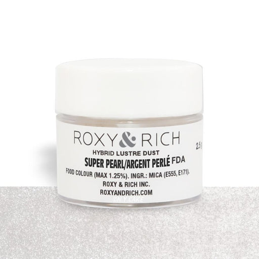 Super Pearl Edible Luster Dust By Roxy Rich 2.5 gram - NY Cake | Cake Decorating & Baking Supplies