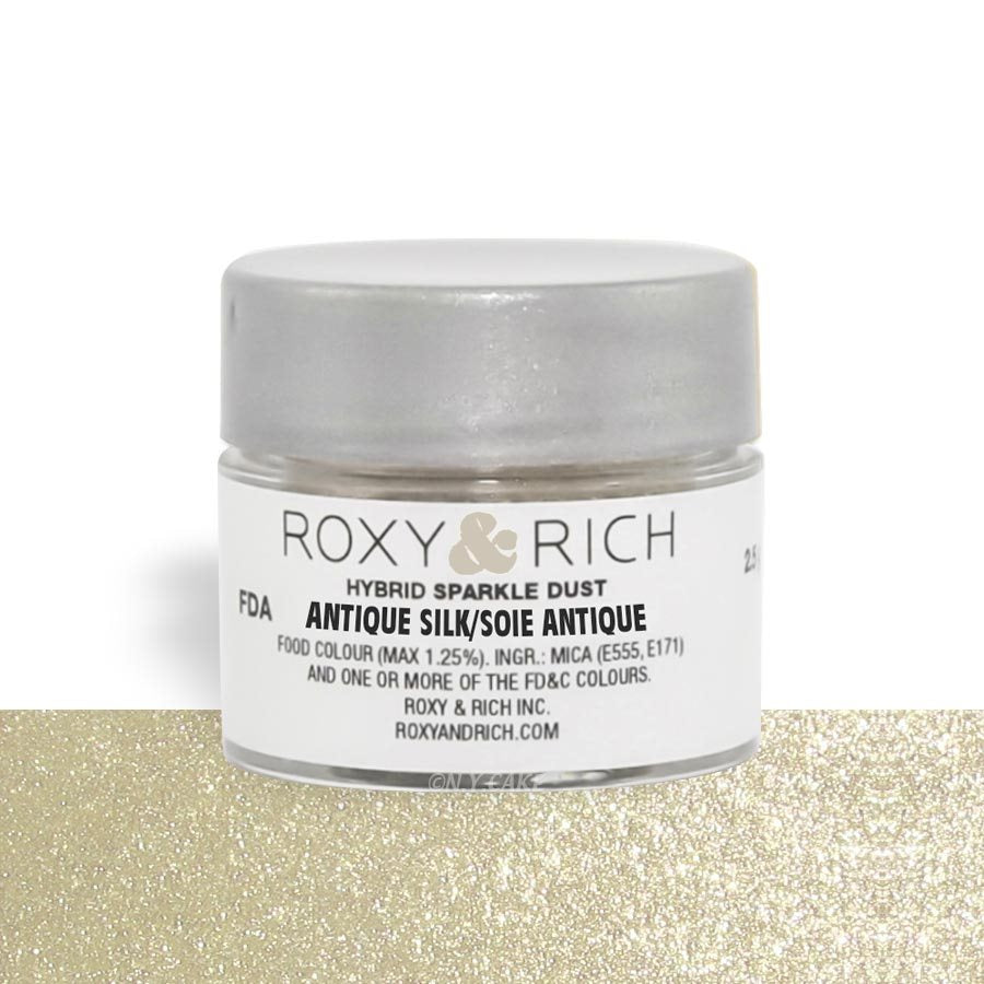 Antique Silk Edible Hybrid Sparkle Dust By Roxy Rich 2.5 gram — NYCake.com