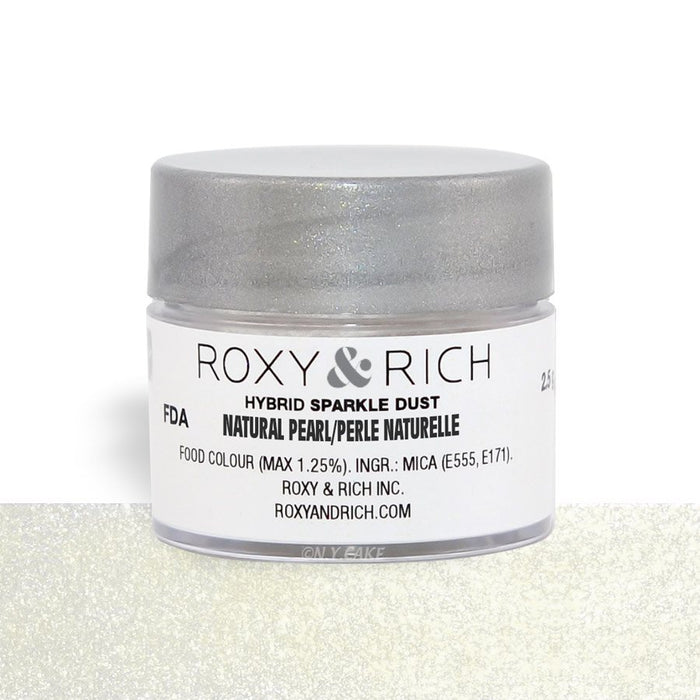 Natural Pearl Edible Hybrid Sparkle Dust By Roxy Rich 2.5 gram - NY Cake | Cake Decorating & Baking Supplies