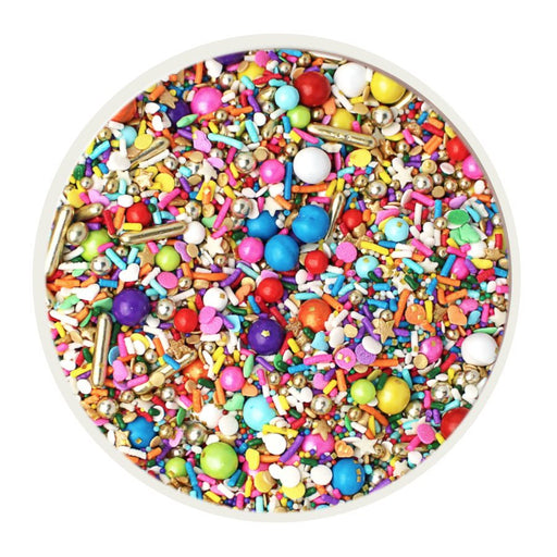 Rainbow Beam Sprinkle Mix 4 Oz - NY Cake | Cake Decorating & Baking Supplies