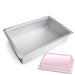 9 x 13 x 3 inch anodized aluminum rectangle cake pan for baking layer cakes, sheet cakes, brownies and desserts