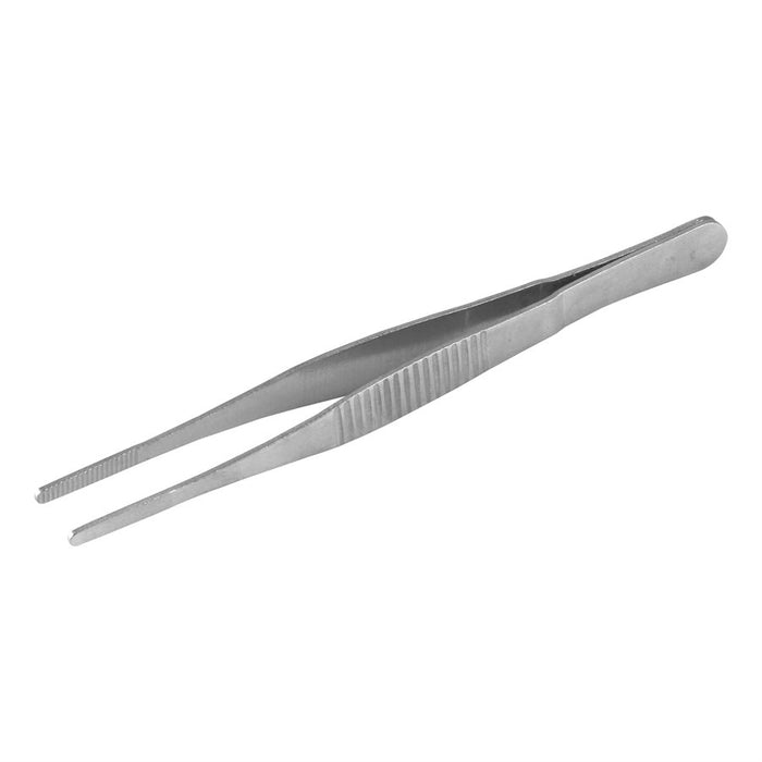 5 inch round tip decorating tweezers for precise placement of dragees, sugar pearls, and cake decorations