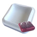 6-inch rounded square silicone baking and freezing mold for cakes, mousse, brownies, chocolate and frozen desserts.