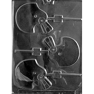 Football Helmet Lollipop Chocolate Candy Mold - NY Cake | Cake Decorating & Baking Supplies