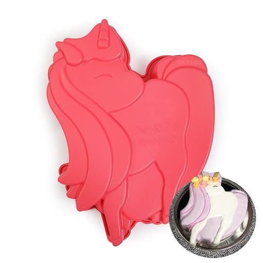 Unicorn Large Silicone Cake Pan - NY Cake | Cake Decorating & Baking Supplies