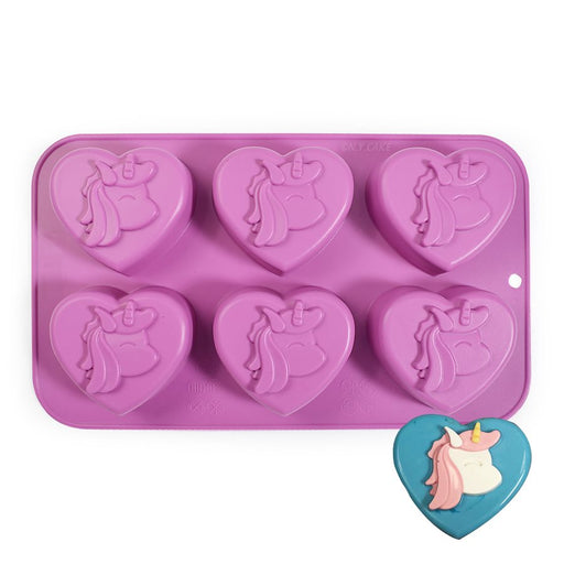 Unicorn Silicone Mold- 6 Cavity - NY Cake | Cake Decorating & Baking Supplies