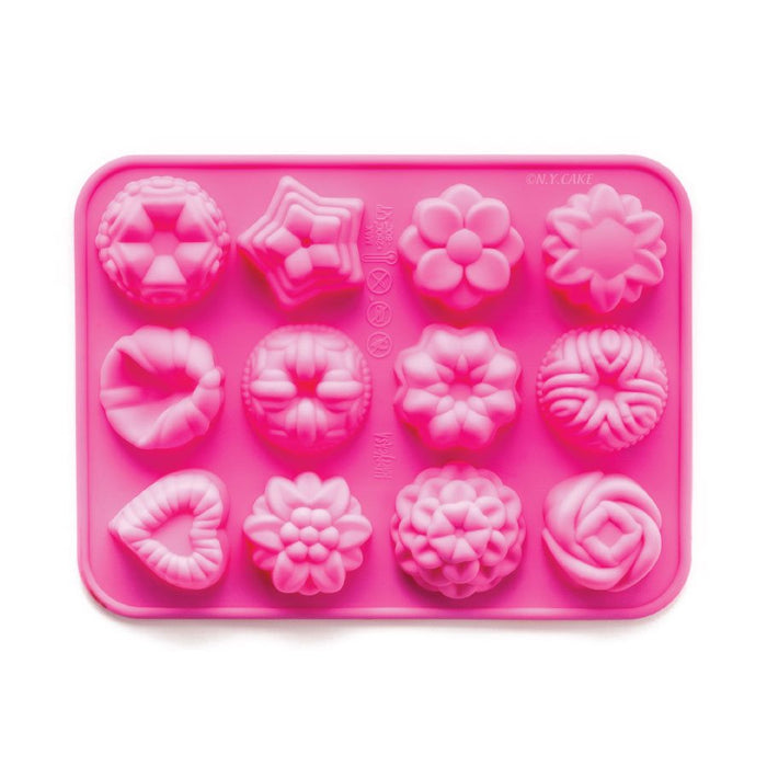 Mini Assorted Bundt Silicone Baking Mold - NY Cake | Cake Decorating & Baking Supplies