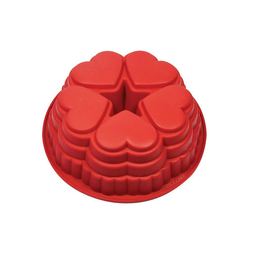 Heart Bundt Silicone Baking Mold - NY Cake | Cake Decorating & Baking Supplies