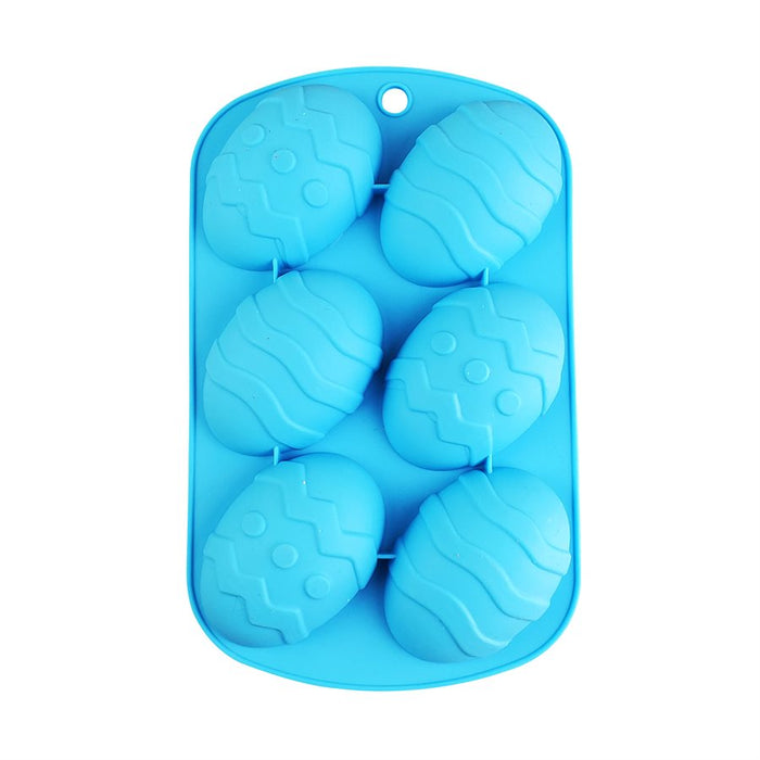 Silicone Baking Mold-Small Fancy Egg Shape 6 Cavity - NY Cake | Cake Decorating & Baking Supplies