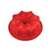 Red silicone classic bundt cake baking mold for cakes and specialty desserts