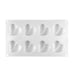 Split Pillowed Heart Silicone Baking & Freezing Mold - 8 Cavity - NY Cake | Cake Decorating & Baking Supplies