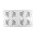 Twisting Heart Silicone Baking & Freezing Mold - 8 Cavity - NY Cake | Cake Decorating & Baking Supplies