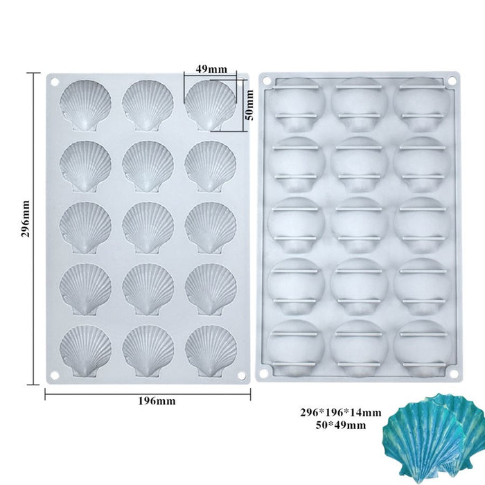 Seashell Silicone Baking Mold - NY Cake | Cake Decorating & Baking Supplies