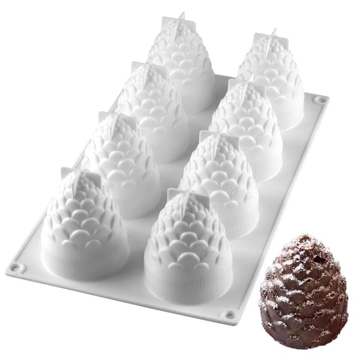 Pine Cone Silicone Baking & Freezing Mold (L) - NY Cake | Cake Decorating & Baking Supplies