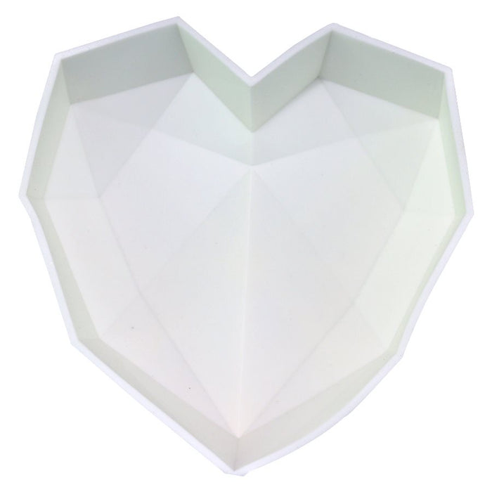 7" Large Diamond Smash Heart Silicone Baking & Freezing Mold - NY Cake | Cake Decorating & Baking Supplies