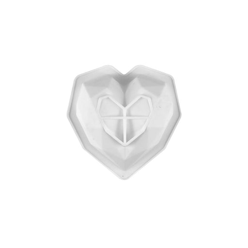 4" Diamond Smash Heart Silicone Baking & Freezing Mold - NY Cake | Cake Decorating & Baking Supplies