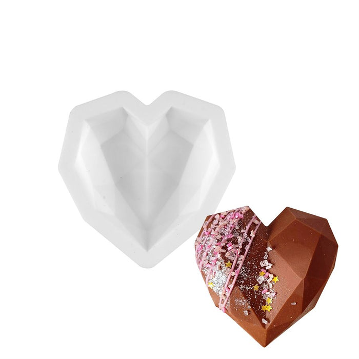 4" Diamond Smash Heart Silicone Baking & Freezing Mold - NY Cake | Cake Decorating & Baking Supplies