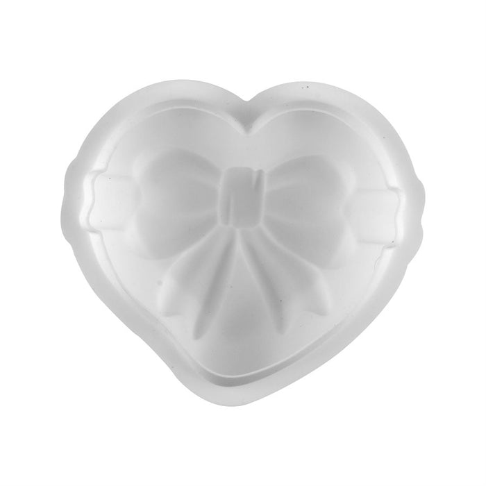 6" Heart w/ Bow Smash Heart Silicone Baking & Freezing Mold - NY Cake | Cake Decorating & Baking Supplies