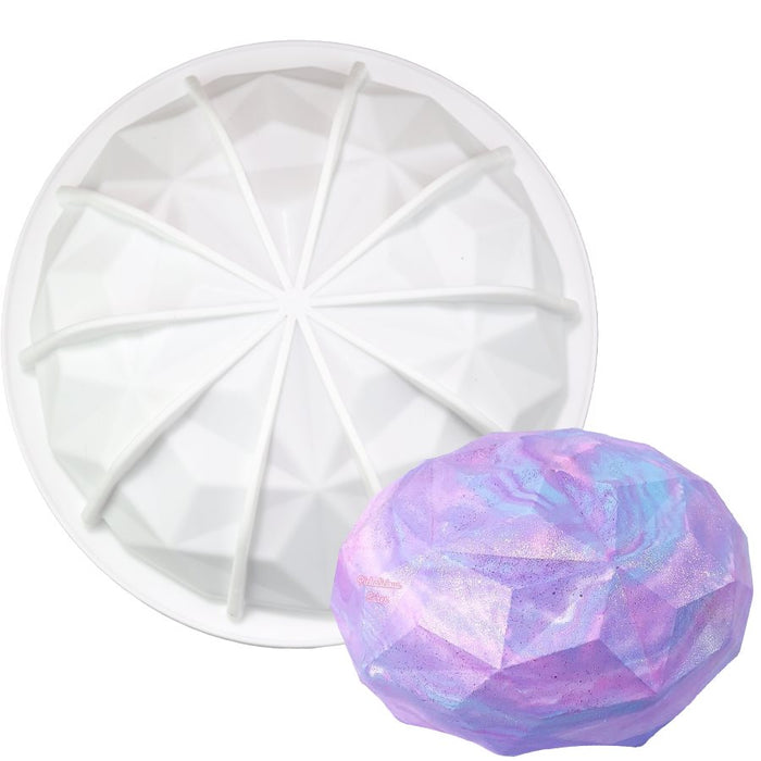 Large Gem Hemisphere Silicone Baking Mold 1 Cavity - NY Cake | Cake Decorating & Baking Supplies