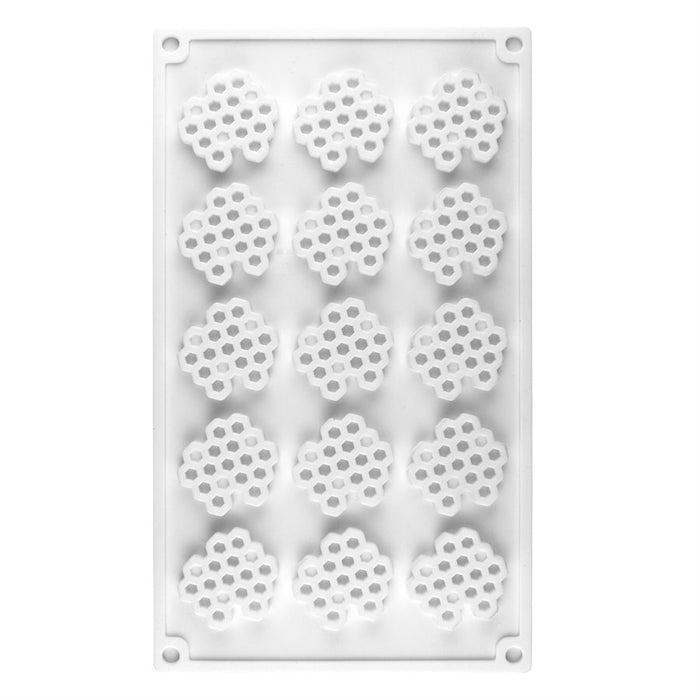 Honeycomb Silicone Baking Mold 15 Cavity - NY Cake | Cake Decorating & Baking Supplies