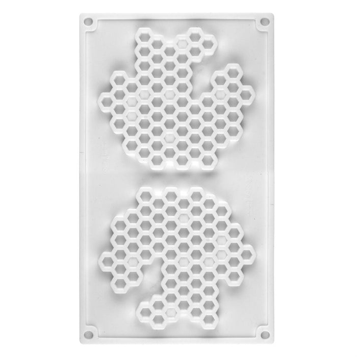 Honeycomb Silicone Baking Mold 2 Cavity - NY Cake | Cake Decorating & Baking Supplies