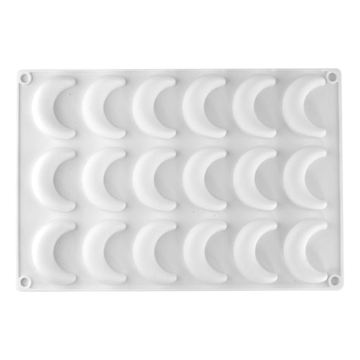 Crescent Moon Silicone Baking Mold - 18 Cavity - NY Cake | Cake Decorating & Baking Supplies