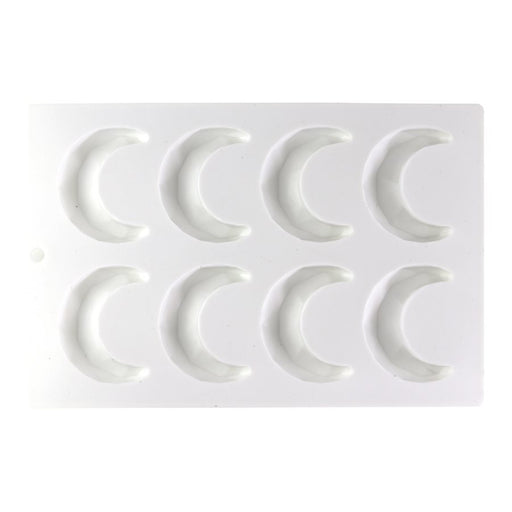 Geo Crescent Moon Silicone Baking Mold - 8 Cavity - NY Cake | Cake Decorating & Baking Supplies