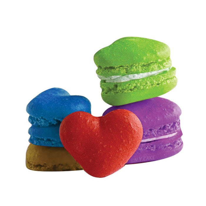 Heart Shape Macaron Mat - NY Cake | Cake Decorating & Baking Supplies