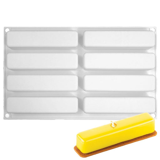 Slim Bars Silicone Baking Mold - NY Cake | Cake Decorating & Baking Supplies