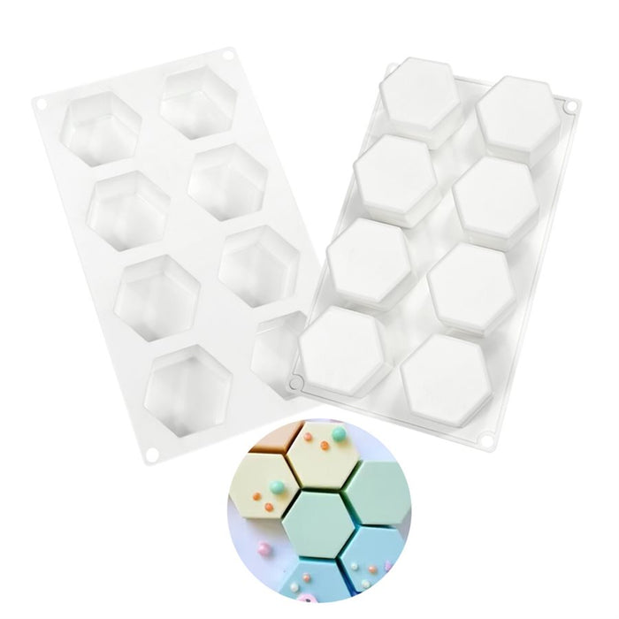 Hexagon Silicone Baking Mold