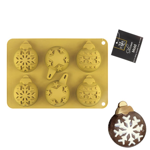 NEW Holiday Theme Ornaments Silicone Mold (Limited Edition) - NY Cake | Cake Decorating & Baking Supplies